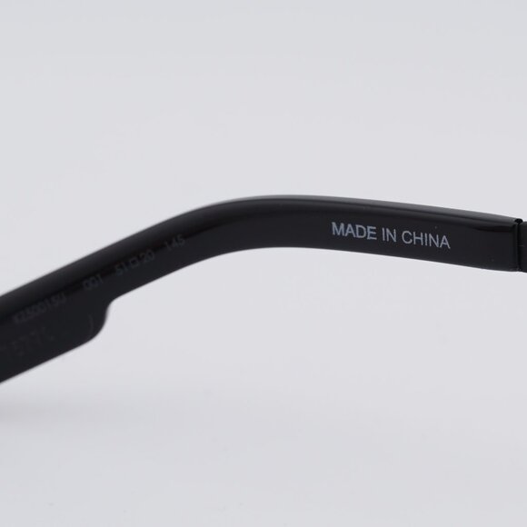 Kenzo KZ50015U 001 Eyeglasses Shiny Black 51mm Round Frame - Picture 6 of 10